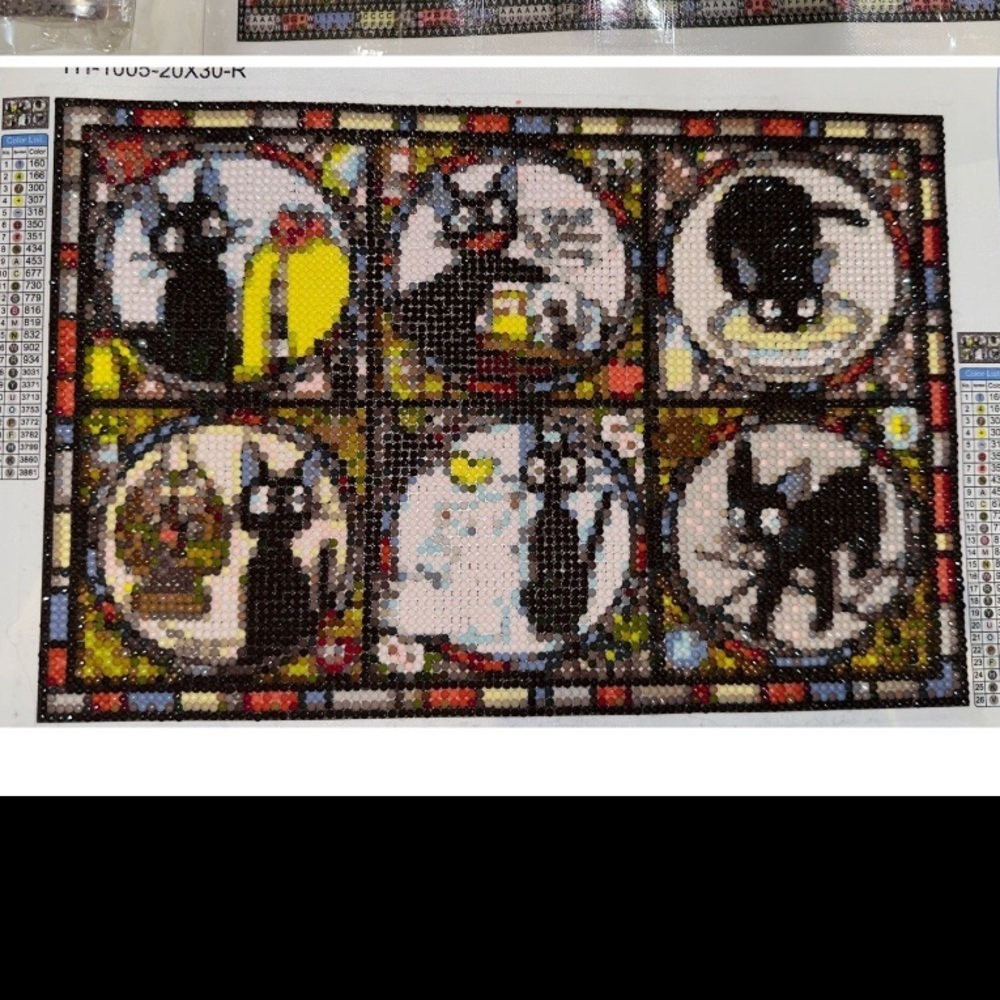 Kiki’s Delivery Service Jiji Cat Diamond Art Kit
